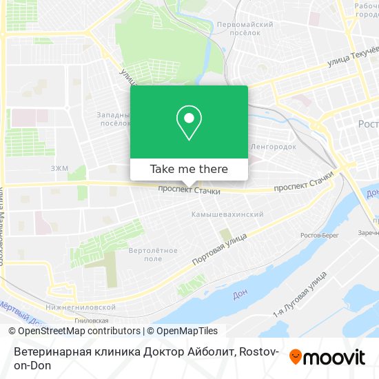 Ветеринарная клиника Доктор Айболит map