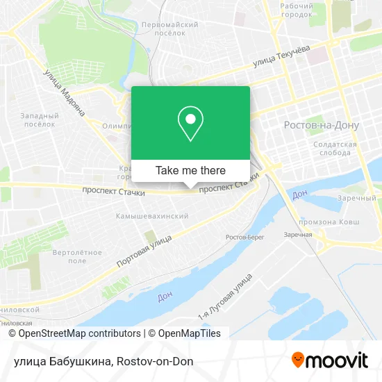 улица Бабушкина map