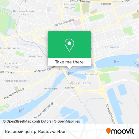 Визовый центр map