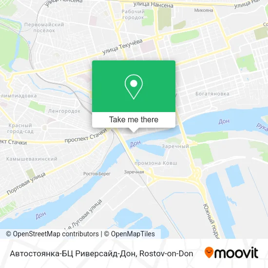 Автостоянка-БЦ Риверсайд-Дон map