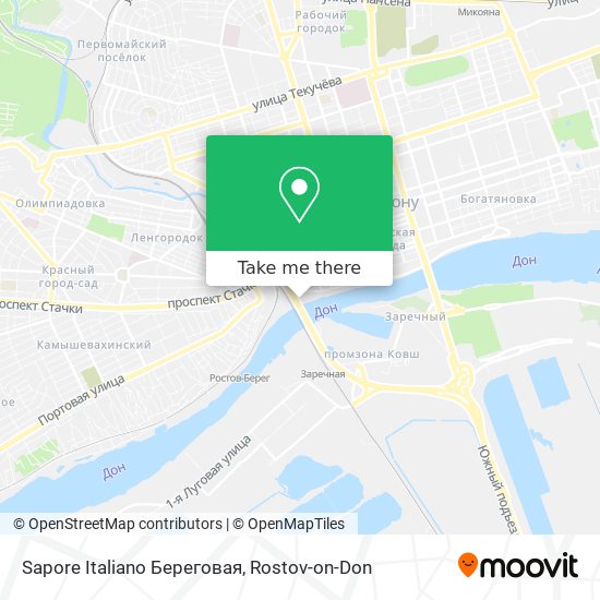 Sapore Italiano Береговая map