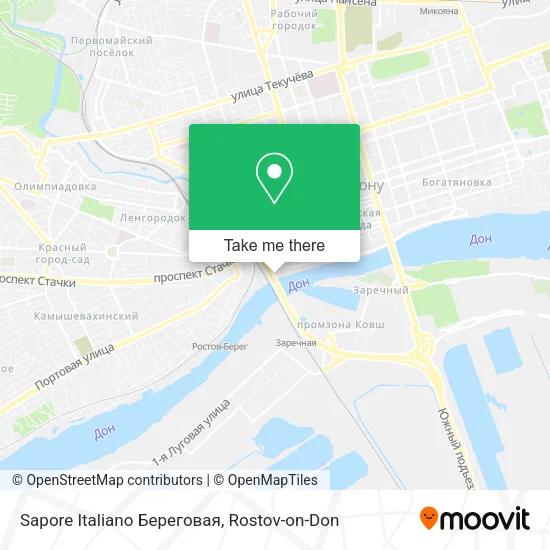 Sapore Italiano Береговая map