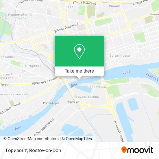 Горизонт map