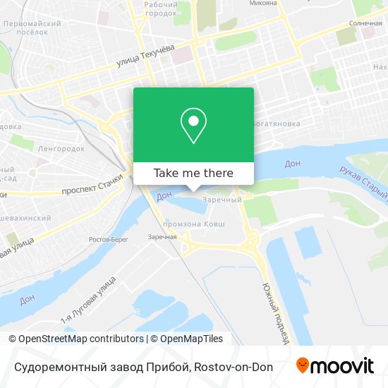 Судоремонтный завод Прибой map