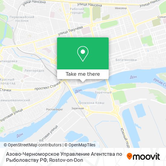 Азово-Черноморское Управление Агентства по Рыболовству РФ map