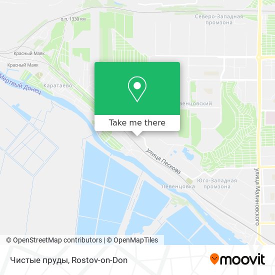 Чистые пруды map