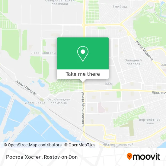 Ростов Хостел map
