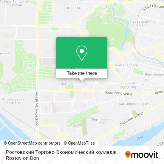 Ростовский Торгово-Экономический колледж map