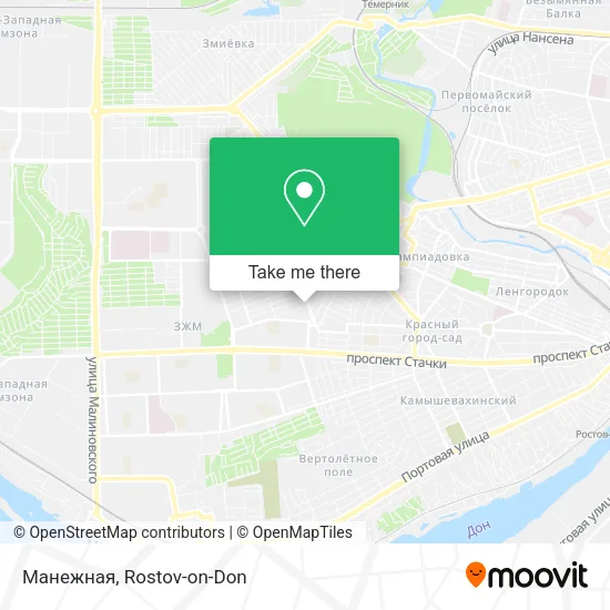 Манежная map