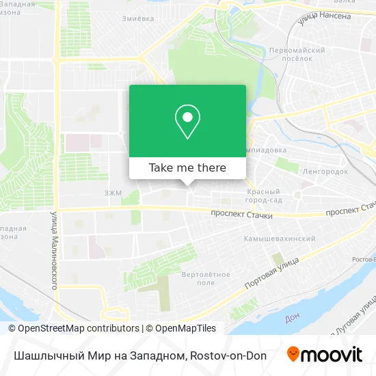 Шашлычный Мир на Западном map