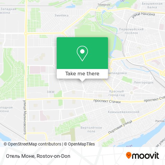Отель Моне map