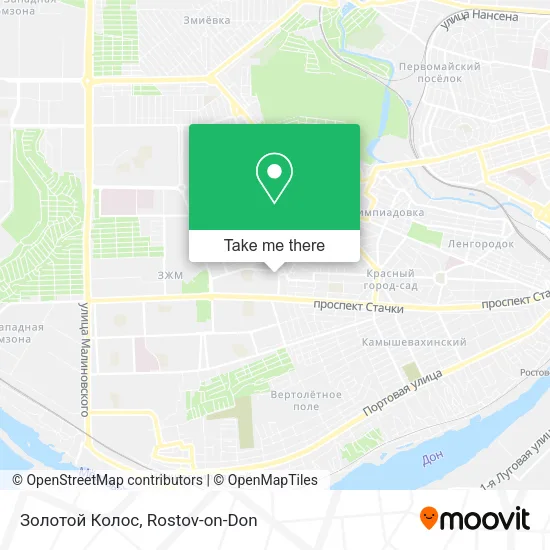 Золотой Колос map