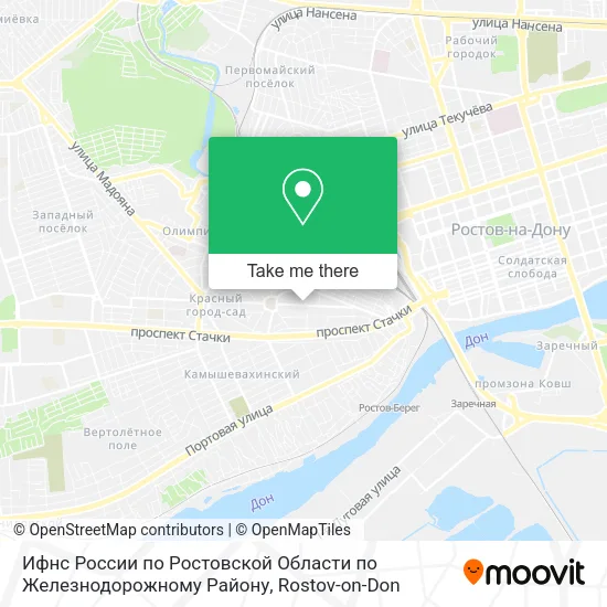 Ифнс России по Ростовской Области по Железнодорожному Району map