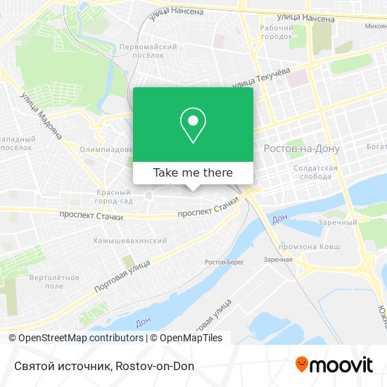 Святой источник map