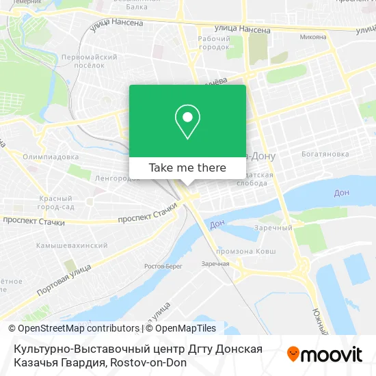 Культурно-Выставочный центр Дгту Донская Казачья Гвардия map