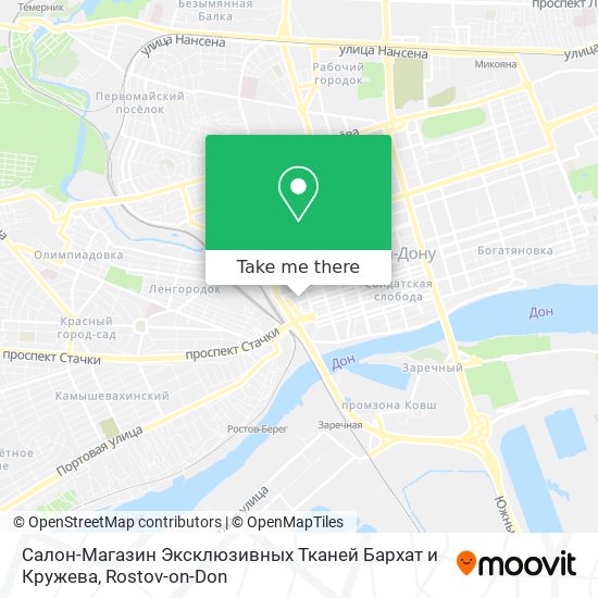 Салон-Магазин Эксклюзивных Тканей Бархат и Кружева map