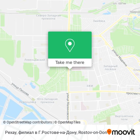 Рехау, филиал в Г.Ростове-на-Дону map