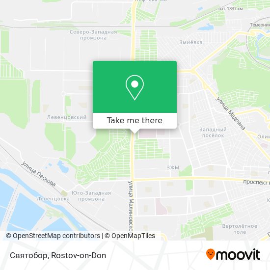 Святобор map