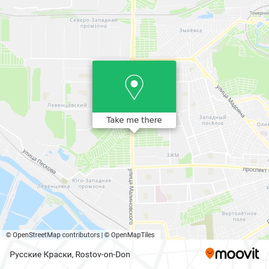 Русские Краски map