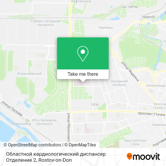 Областной кардиологический диспансер Отделение 2 map