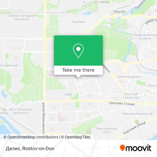 Делис map