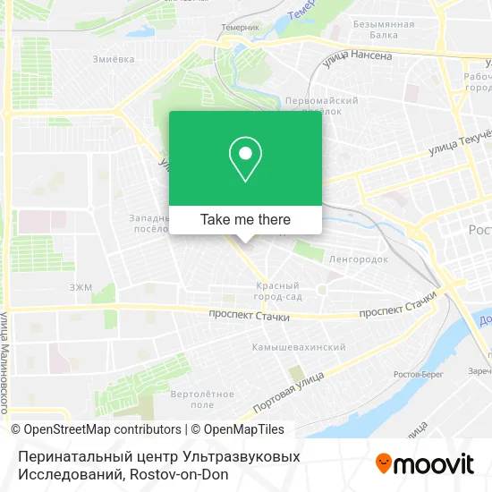 Перинатальный центр Ультразвуковых Исследований map