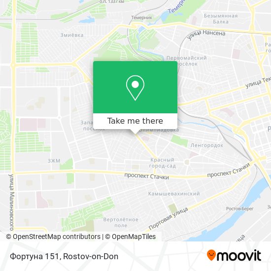 Фортуна 151 map