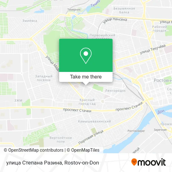 улица Степана Разина map