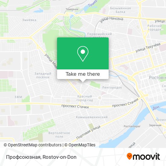 Профсоюзная map