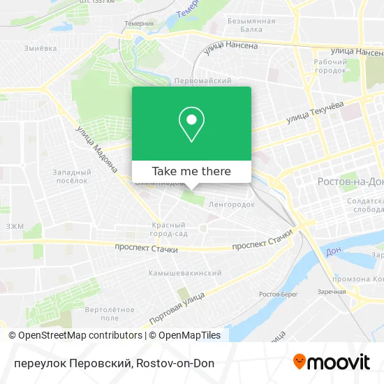 переулок Перовский map