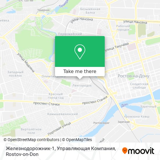 Железнодорожник-1, Управляющая Компания map