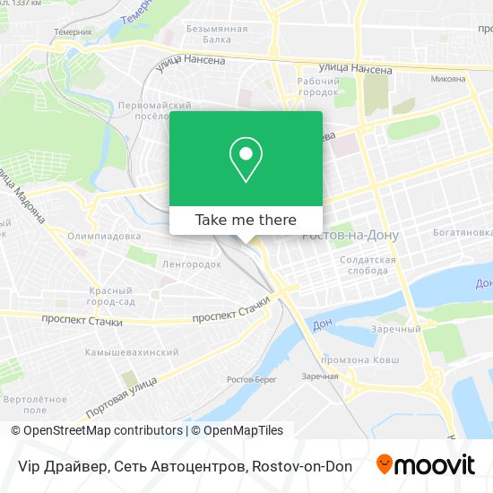 Vip Драйвер, Сеть Автоцентров map