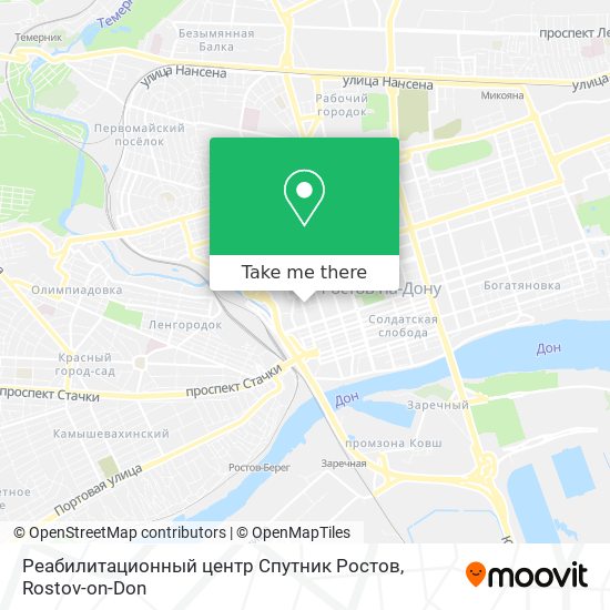 Реабилитационный центр Спутник Ростов map