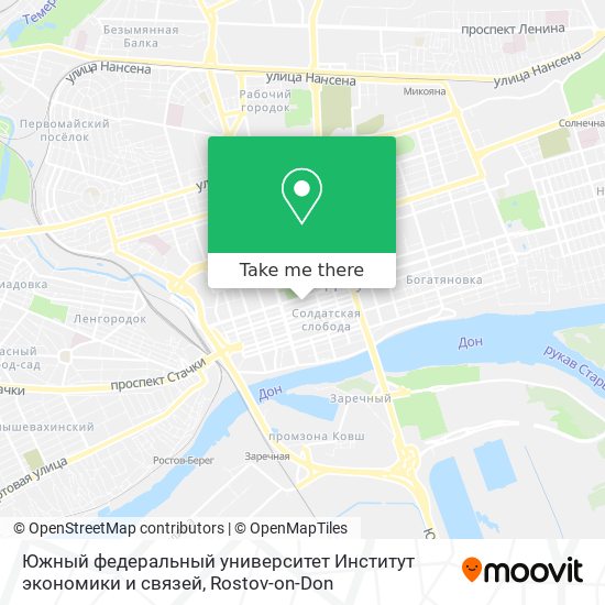 Южный федеральный университет Институт экономики и связей map