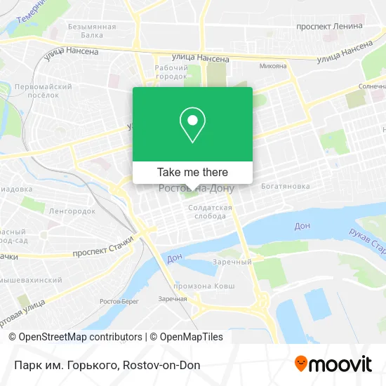 Парк им. Горького map