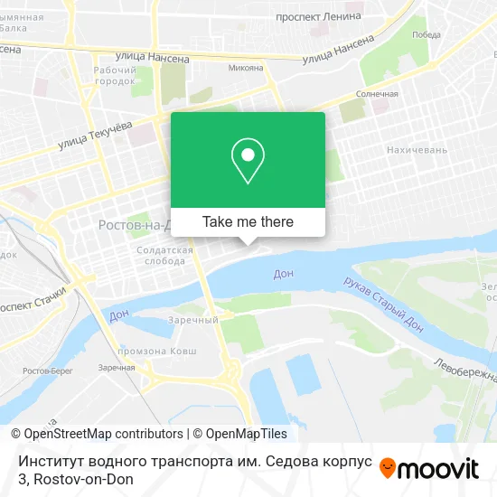 Институт водного транспорта им. Седова корпус 3 map