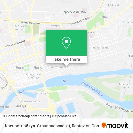 Крепостной (ул. Станиславского) map