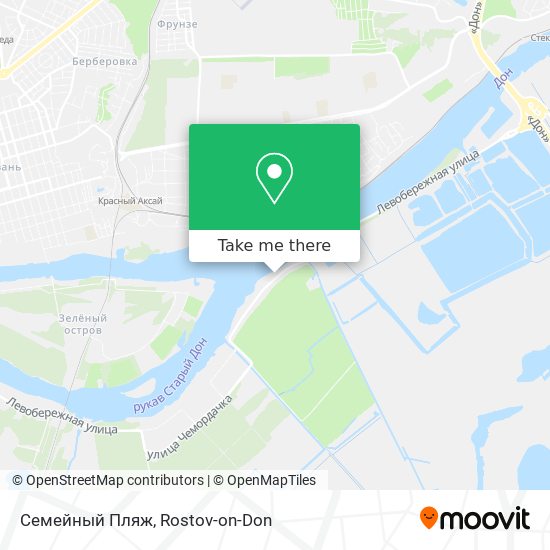 Семейный Пляж map