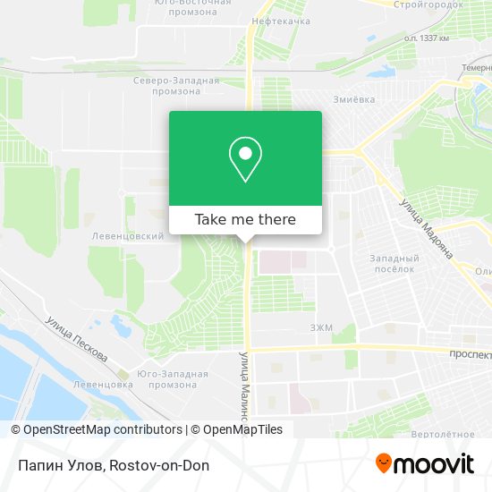 Папин Улов map