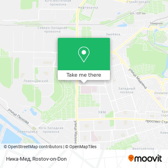Ника-Мед map