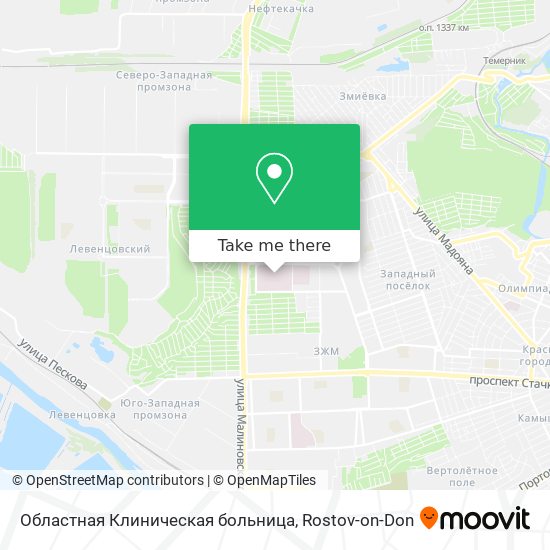 Областная Клиническая больница map