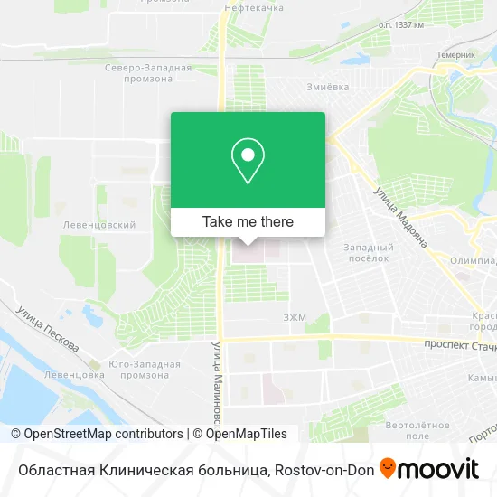 Областная Клиническая больница map