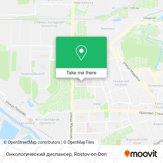 Онкологический диспансер map