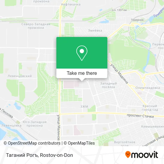 Таганий Рогъ map