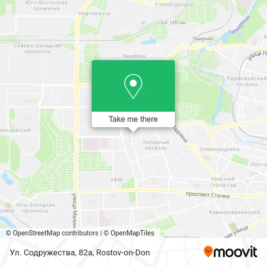 Ул. Содружества, 82а map