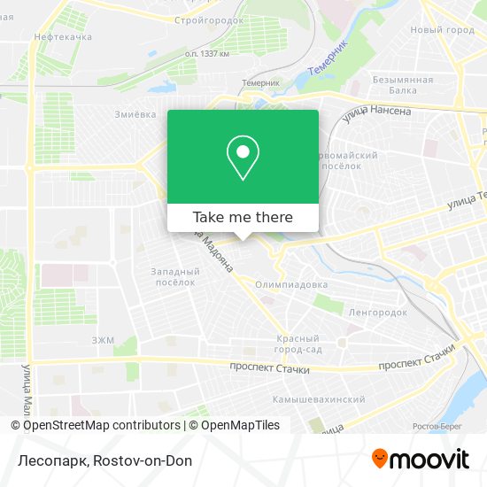 Лесопарк map
