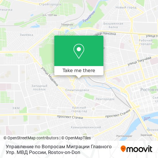 Управление по Вопросам Миграции Главного Упр. МВД России map
