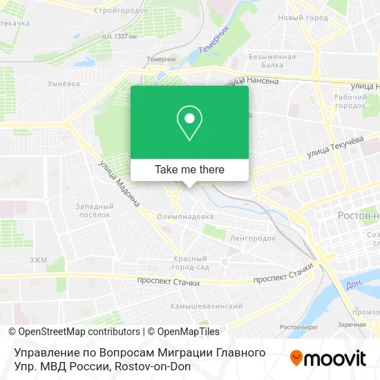 Управление по Вопросам Миграции Главного Упр. МВД России map