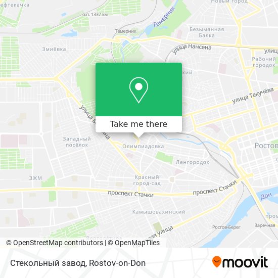Стекольный завод map