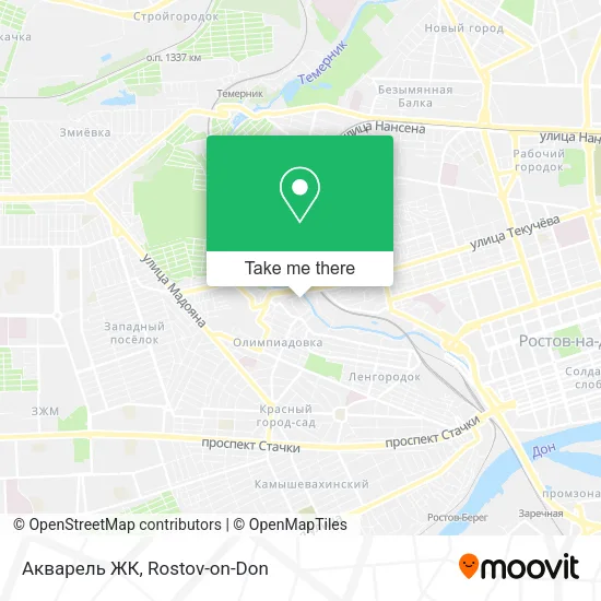 Акварель ЖК map